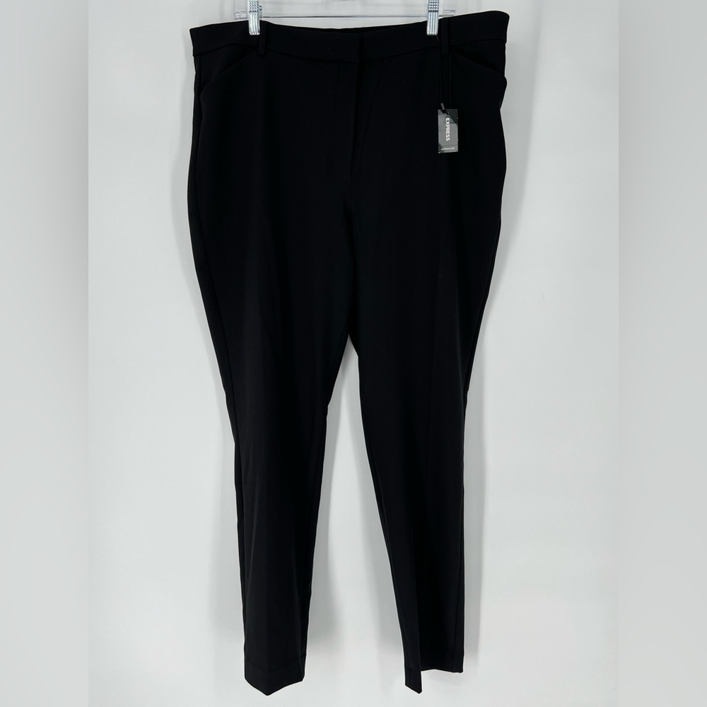 EXPRESS EDITOR BLACK SKINNY HIGH RISE PANTS